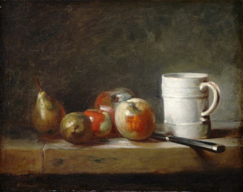 Jean-Baptiste-Siméon Chardin - Still Life with a White Mug