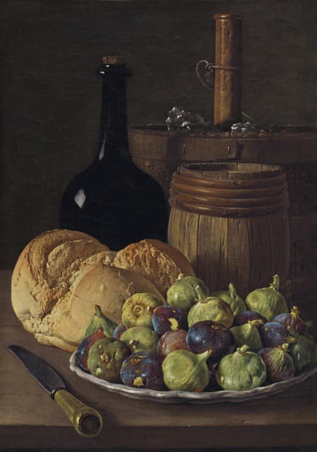 Luis Meléndez - Still Life with Figs and Bread