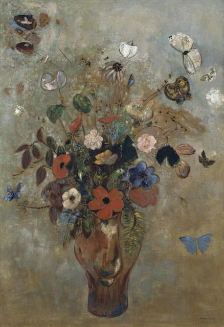 Odilon Redon - Still Life with Flowers