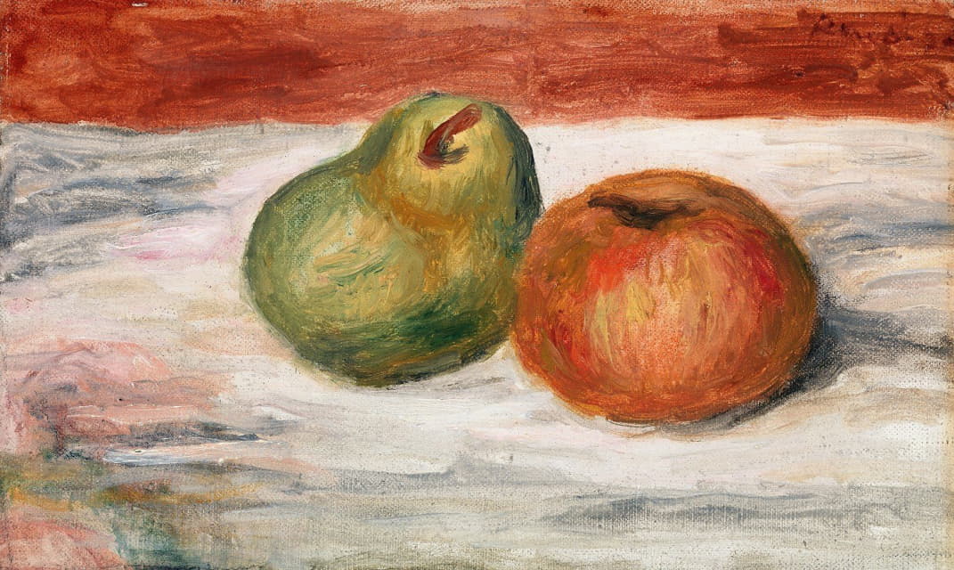 Pierre-Auguste Renoir - Apple and Pear (Pomme et poire)
