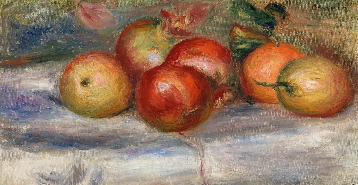 Pierre-Auguste Renoir - Apples, Orange, and Lemon (Pommes, oranges et citrons)