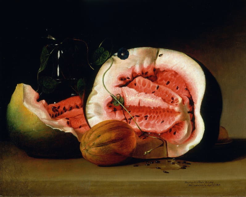 Raphaelle Peale - Melons and Morning Glories