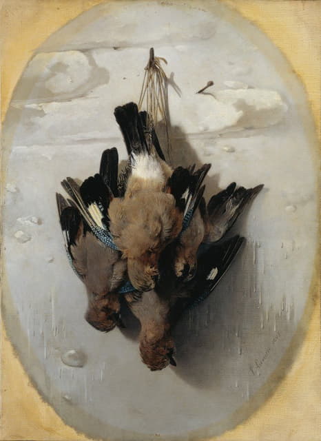 Theodor Lundh - Still Life with Birds