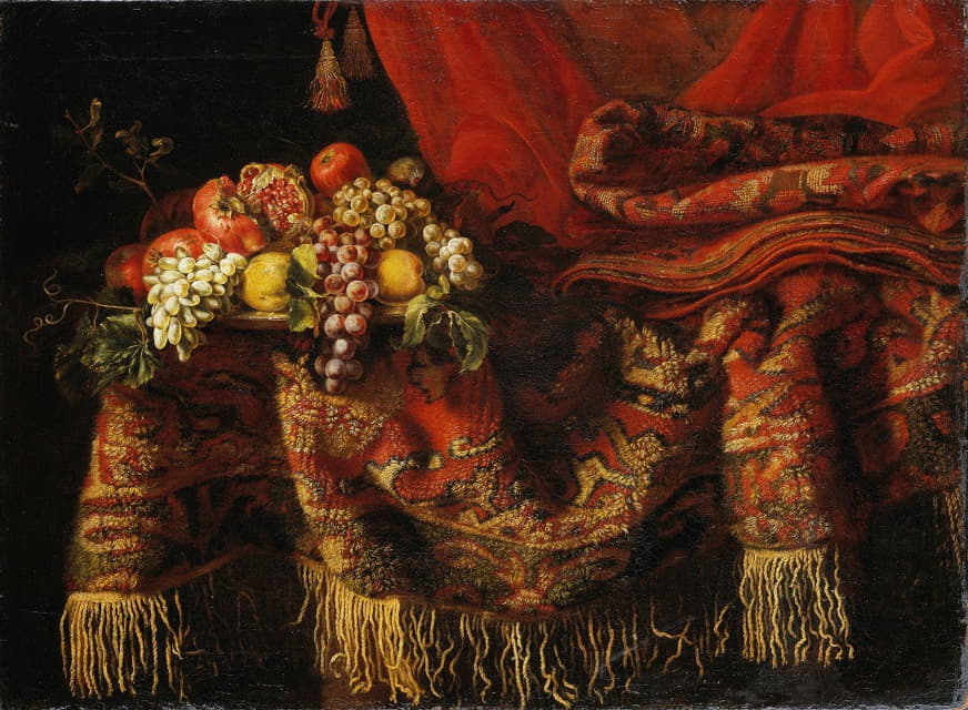 Anonymous - Sumptuous Still Life with Fruit
