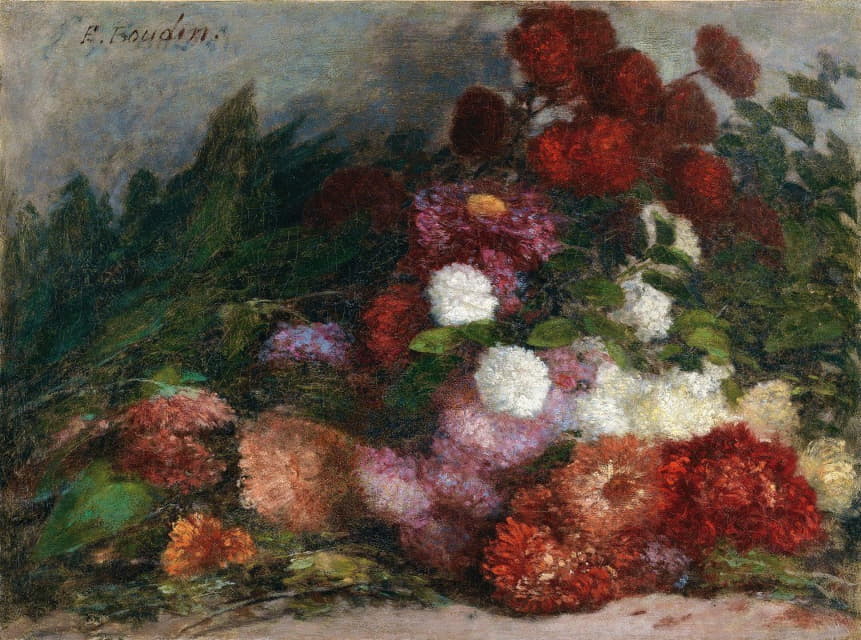Eugène Boudin - Flower Bunch
