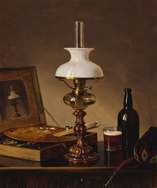 Ferdinand von Wright - Still Life In The Atelier