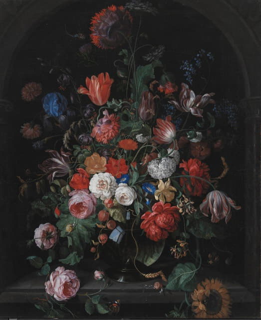 Hendrik Schoock - Flower Piece