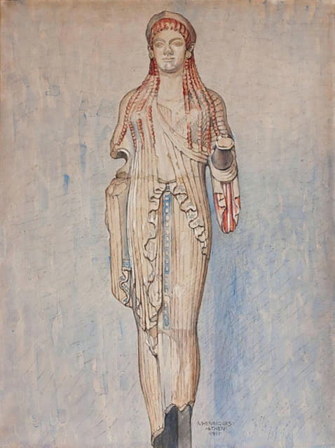 Marie Henriques - Kore (Akropolis Museet Inv. 685)