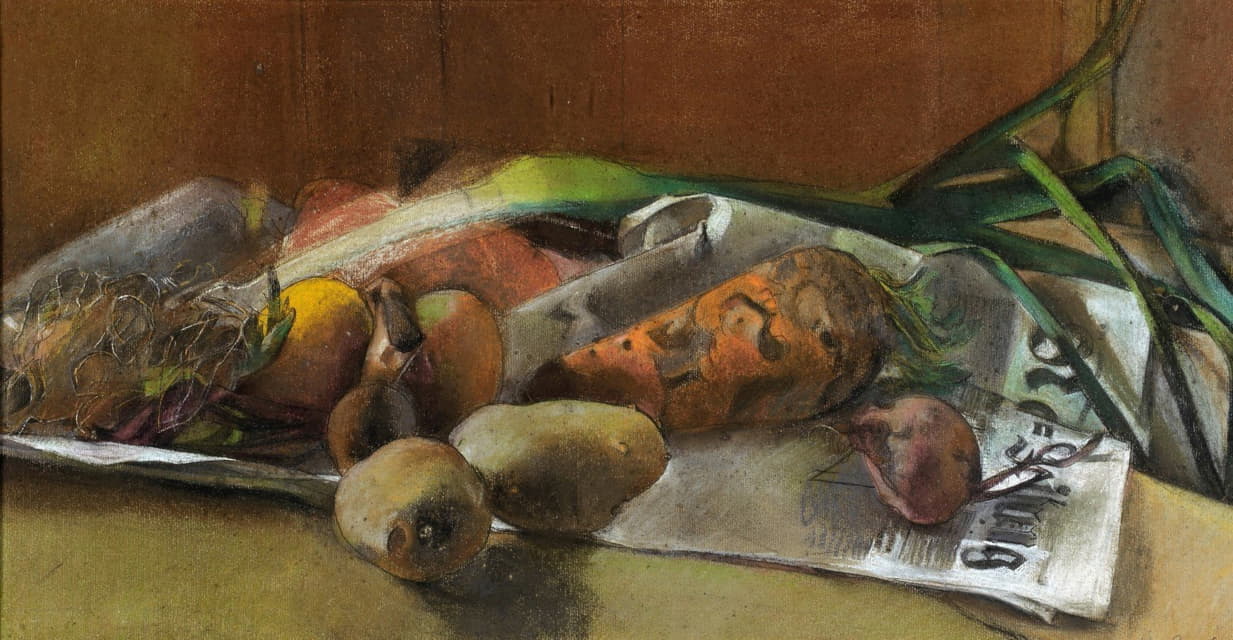 Werner Neuhaus - Still Life With Vegetables