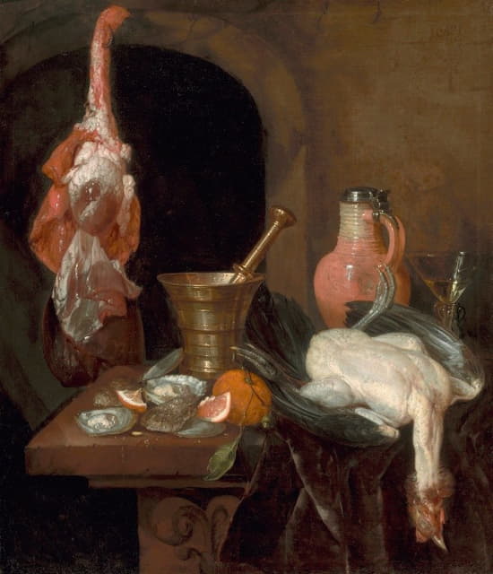 Abraham van Beyeren - Preparations for a Meal