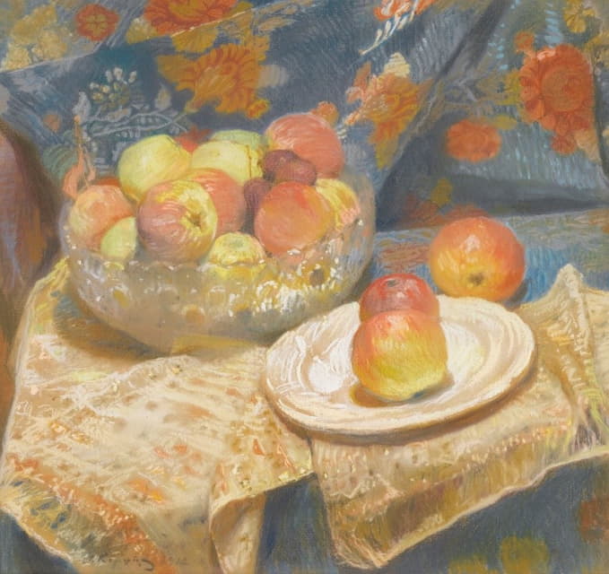Aleksei Mikhailovich Korin - Still Life Of Apples