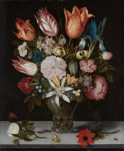Ambrosius Bosschaert the Elder - Flowers in a Glass