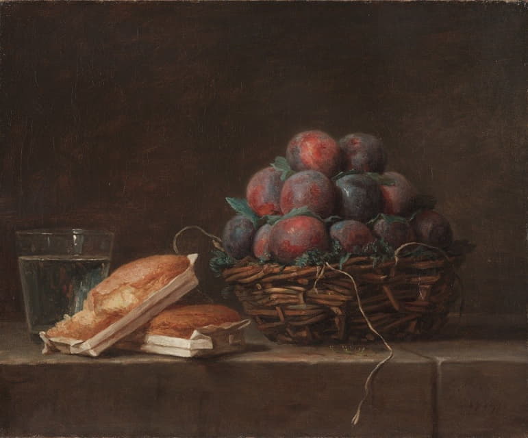 Anne Vallayer-Coster - Basket of Plums
