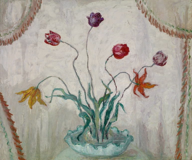 Florine Stettheimer - Bowl of Tulips