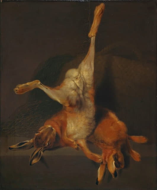 Giovanni Segantini - Still Life With Two Hares