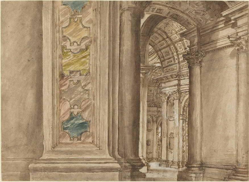 Anonymous - The Interior of Saint Peter’s, Rome