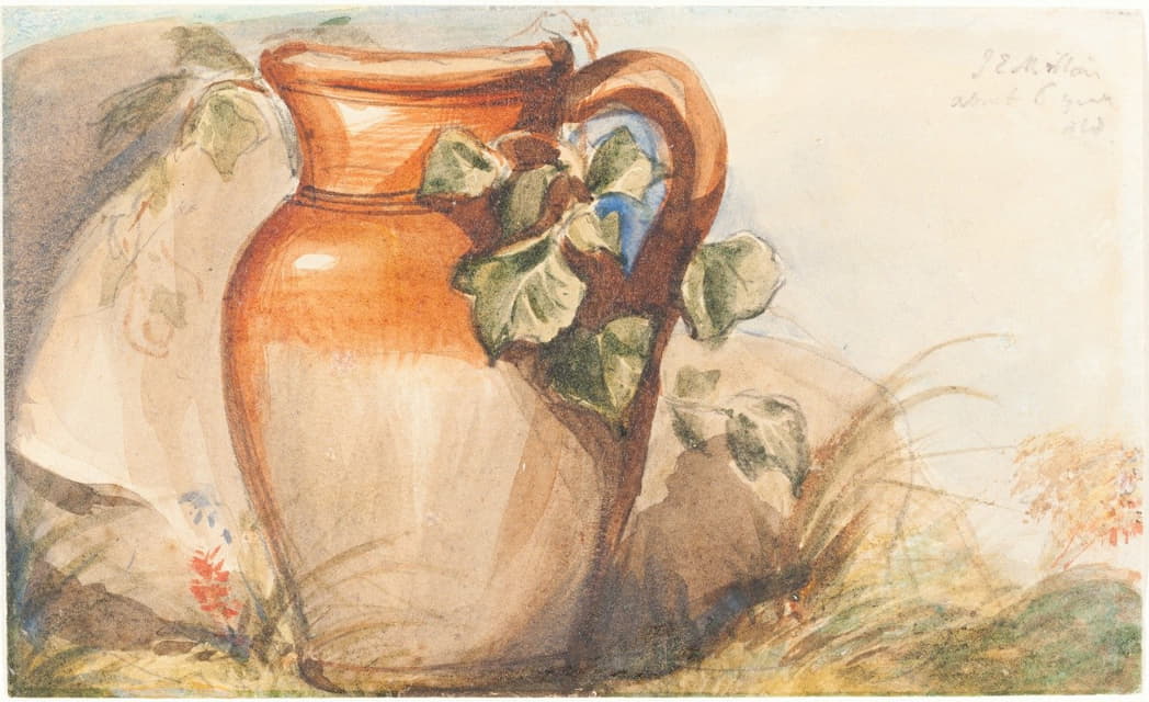 Sir John Everett Millais - Study of a Pottery Jug
