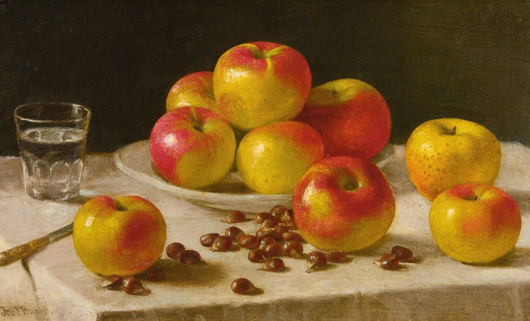 John F. Francis - Apples On A Table