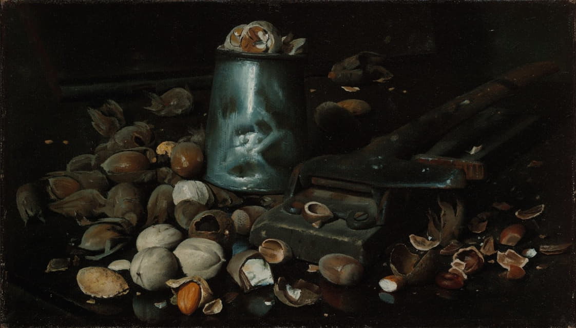 Joseph Decker - Still Life with Tin Can and Nuts