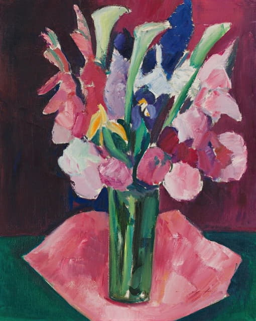 Marsden Hartley - Flowers In A Vase
