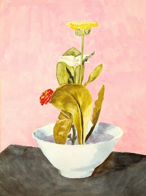 Morton Livingston Schamberg - Bowl of Flowers