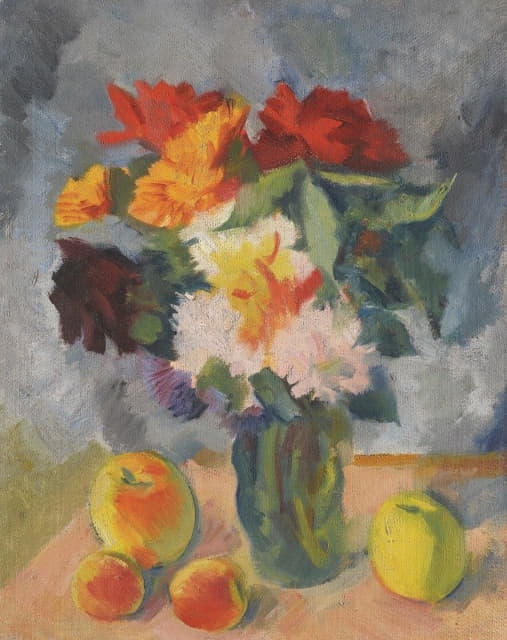 Nikolai Andreevich Tyrsa - Flowers And Apples