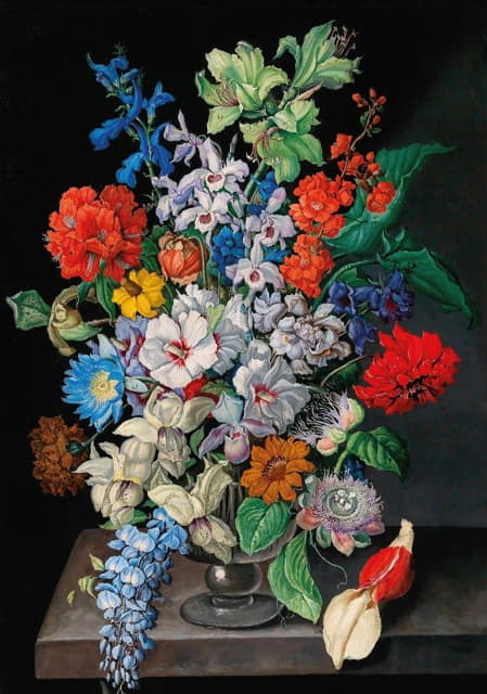 Sebastian Wegmayr - A large bouquet of flowers