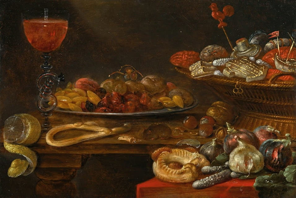 Alexander Adriaenssen - Still life with sweetmeats