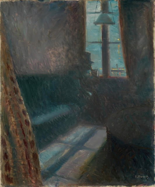 Edvard Munch - Night in Saint-Cloud