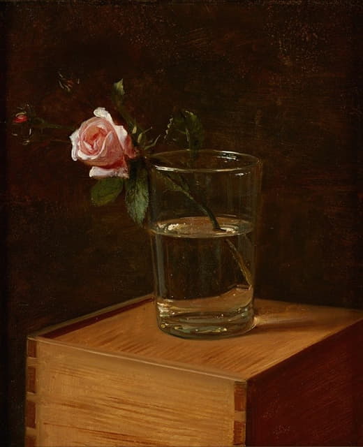 Franz Krüger - Rose im Glas