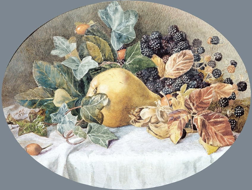 John William Hill - Still Life with Fruit