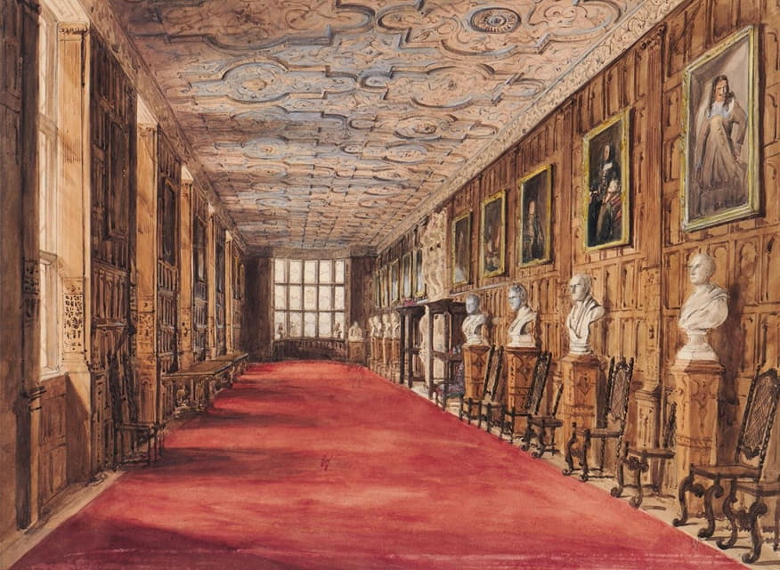 Katherine Muirhead - Aston Hall The Long Gallery