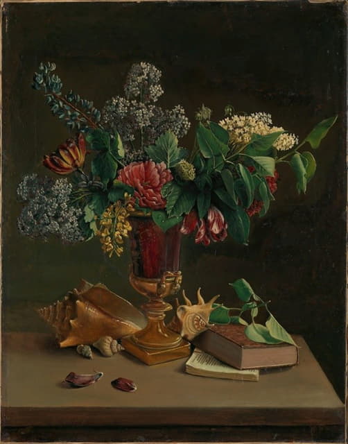 Knud Bergslien - Still Life with Flowers