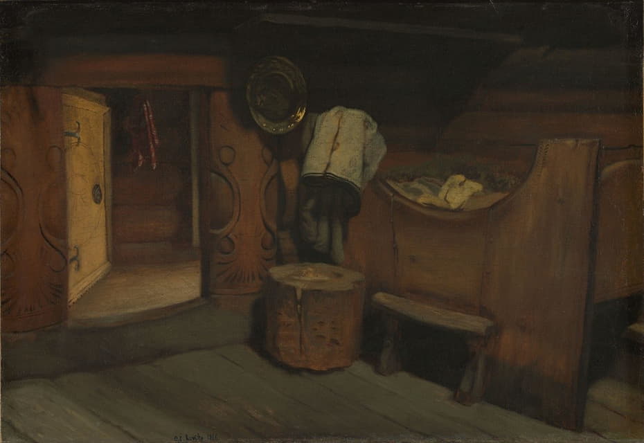 Olaf Isaachsen - Interior from Setesdal