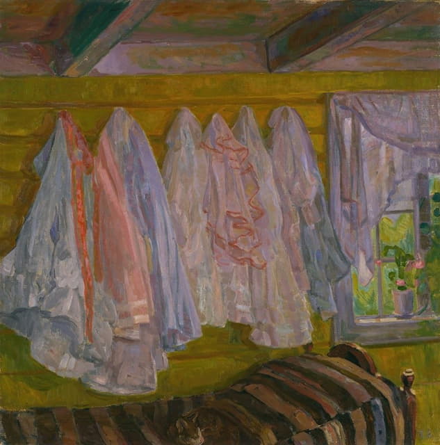 Thorvald Erichsen - Summer Dresses, interior from Seljord