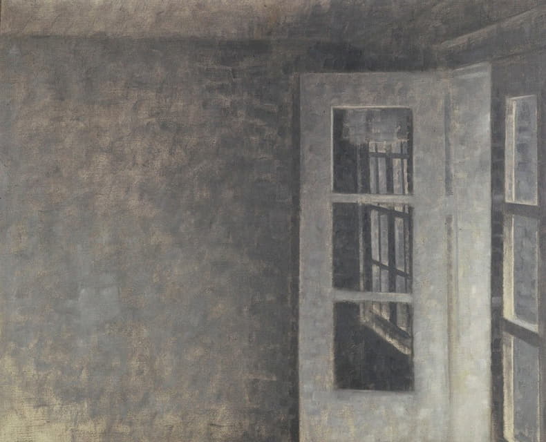 Vilhelm Hammershøi - The balcony room at Spurveskjul