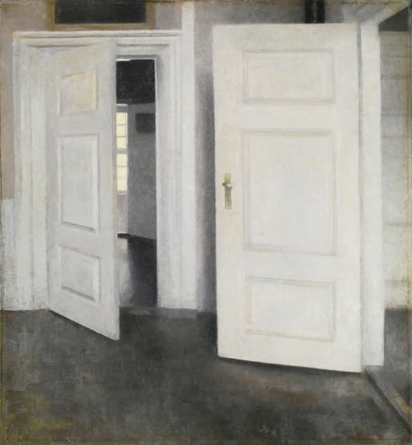 Vilhelm Hammershøi - White doors, strandgade 30