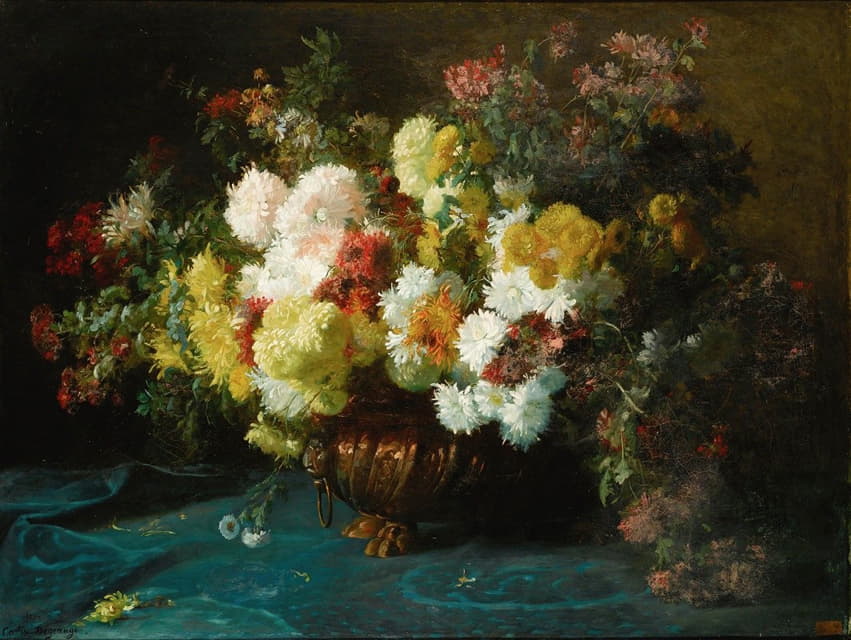 Adolphe Louis Castex-Dégrange - Floral Still Life