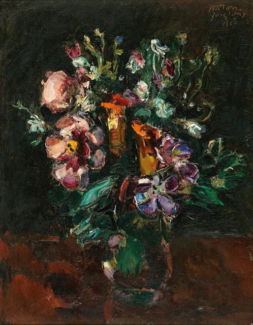 Anton Faistauer - Bouquet of flowers