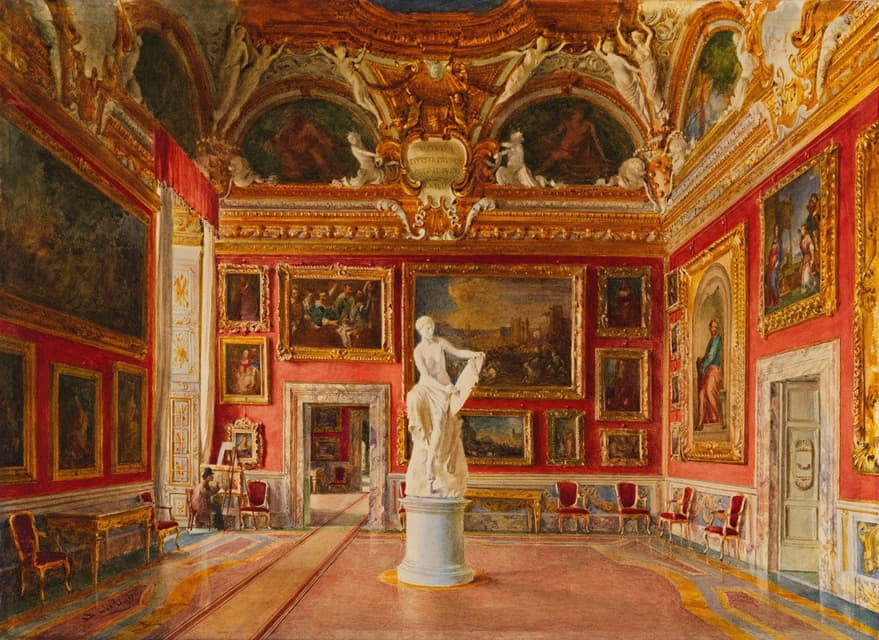 Domenico Caligo - Sala di Giove im Palazzo Pitti, Florenz