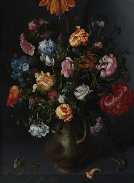Jacob Vosmaer - A Vase with Flowers