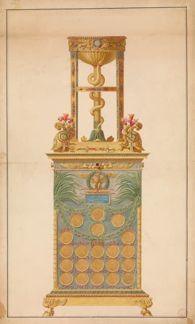 Jean Guillaume Moitte - A Medal Cabinet For Napoleon