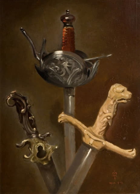 Sir John Everett Millais - Three Swordhilts