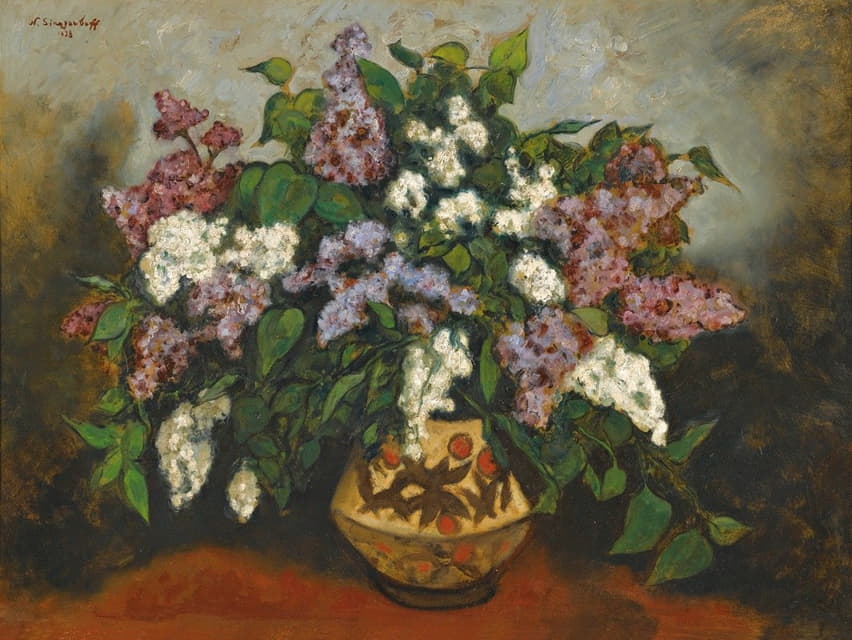 Nikolai Vladimirovich Sinezoubov - Bouquet Of Lilacs