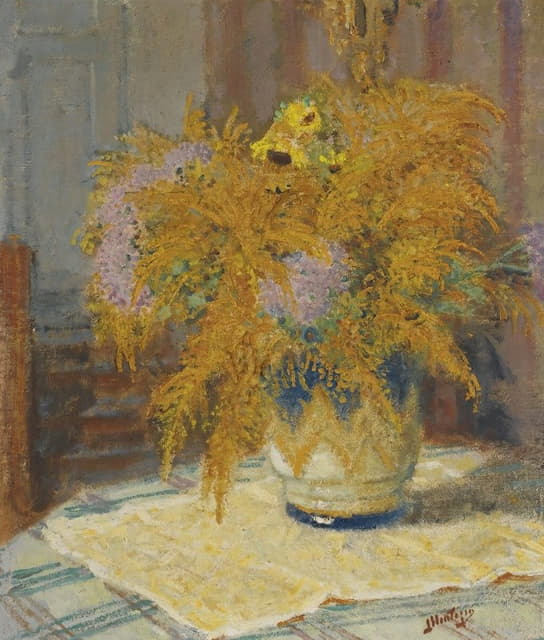 Pierre-Eugène Montézin - Bouquet De Fleurs