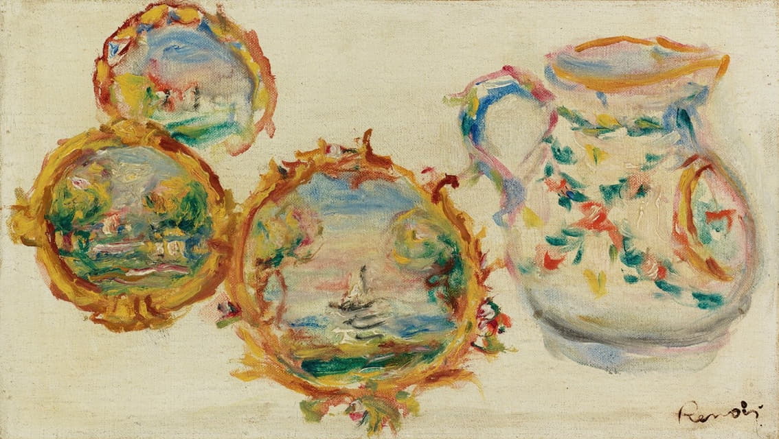 Pierre-Auguste Renoir - Faïences Décorées