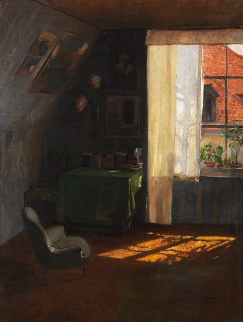 Wilhelm Roegge - Im Atelier