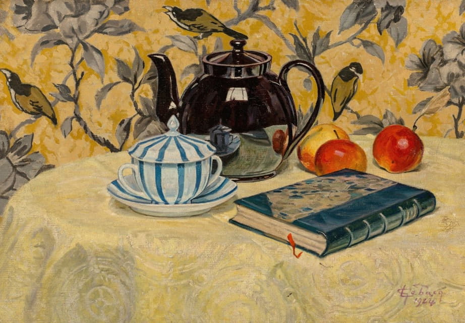 Georges Emile Lebacq - La théière noire (The black teapot)