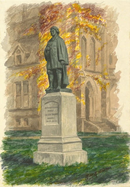 Robert R. Wiseman - Statue of Pierson