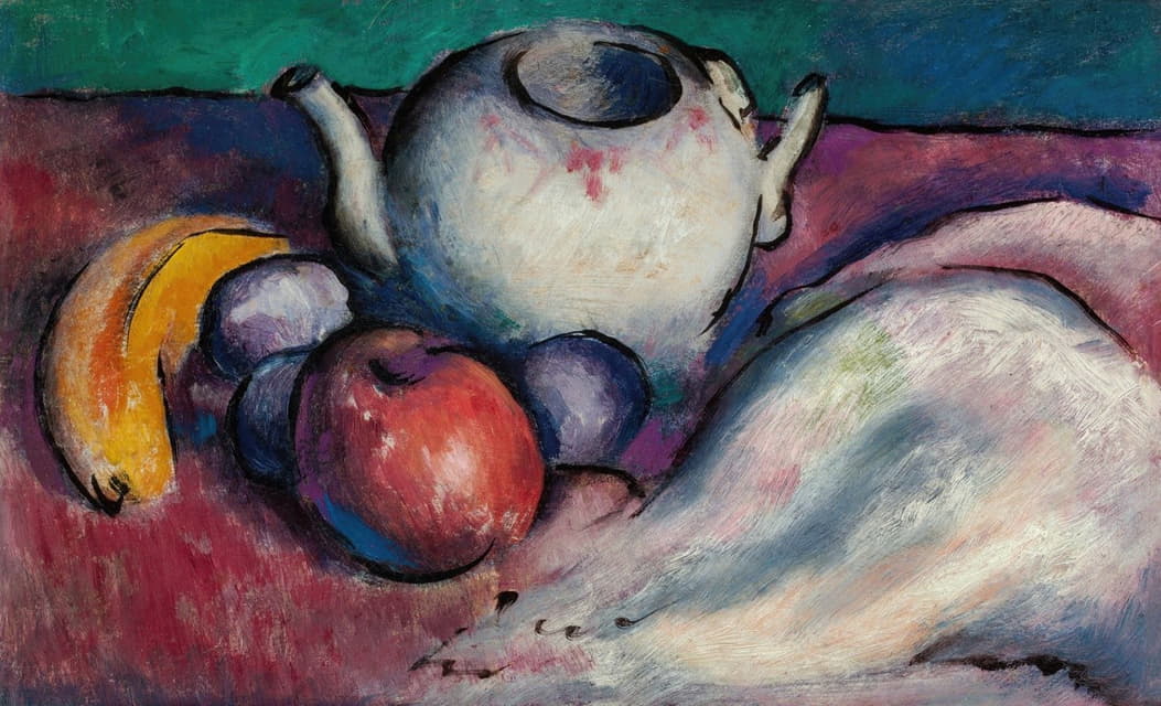 Thomas Hart Benton - Still Life with Teapot and Fruit